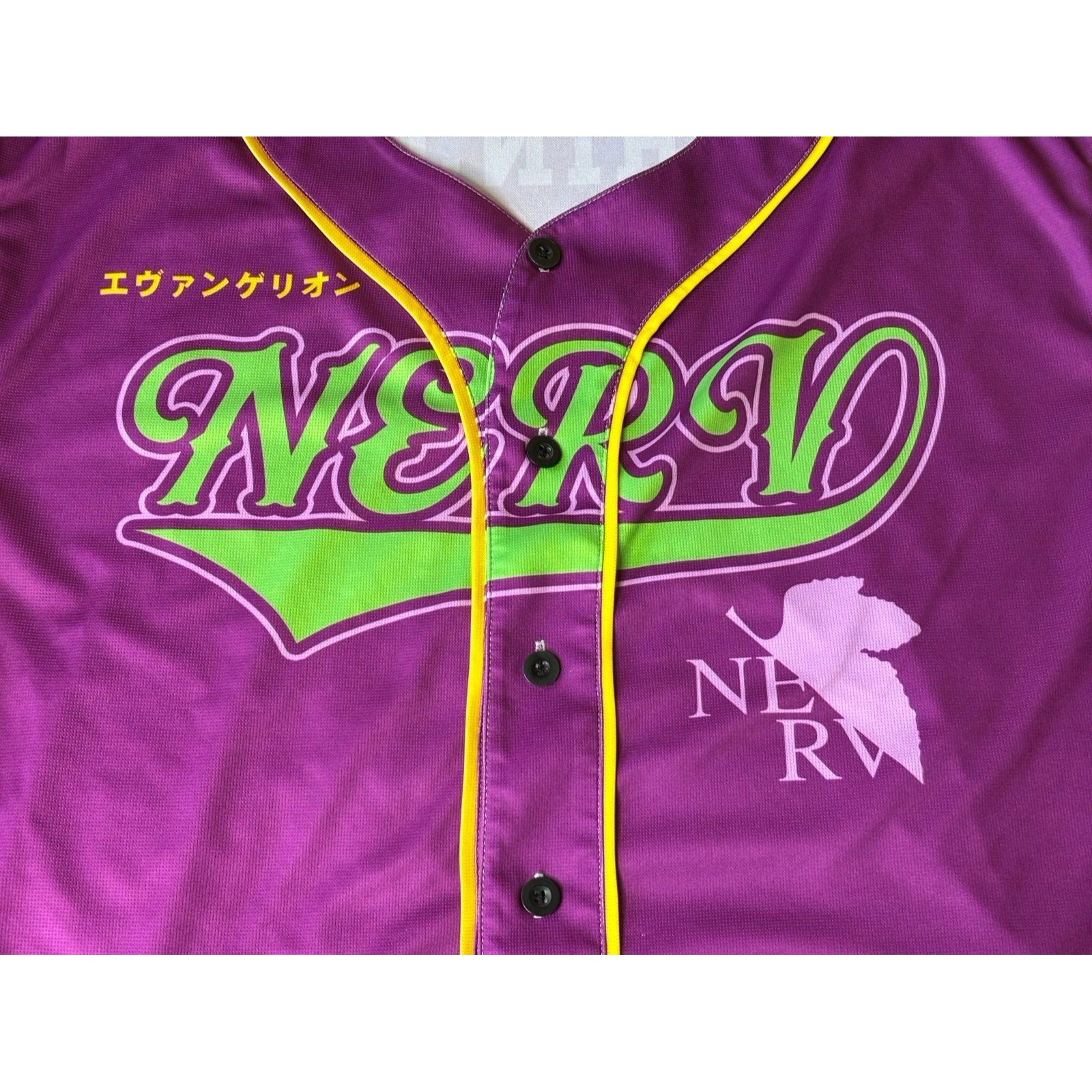 Neon Genesis Evangelion Anime Ape Jersey Baseball Size Xl #01 Shinji — image 3 of 8